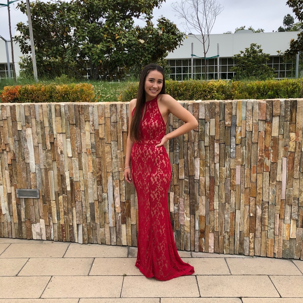 Long Red Prom Dress